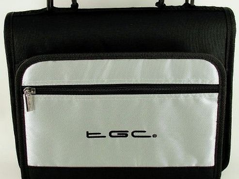 New Silver amp; Black Shoulder Carry Case Bag for the Panasonic LS855TP Portable DVD Player