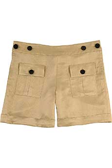 Oversized Button Shorts