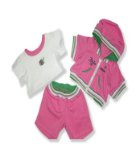 PINK TRACKSUIT FITS 15 INCH BUILD A BEAR FACTORY