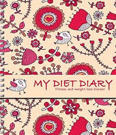 The Body Plan Plus Diet/Food Diary and Activity Tracker Ring Binder all in one for Weight Loss, Slimming amp; Fitness.(Birds)