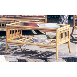 The Cain Collection Havana Cane Coffee Table