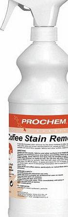 Prochem Coffee Stain Remover. A Ready To Use Acidic Spotter For The Removal Of Tea, Coffee, Beer, Tannin and Water Marks From Carpets and Fabrics. 1 Litre- Comes With TCH Anti-Bacterial Pen!