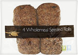 The Country Miller Wholemeal Seeded Rolls (4)