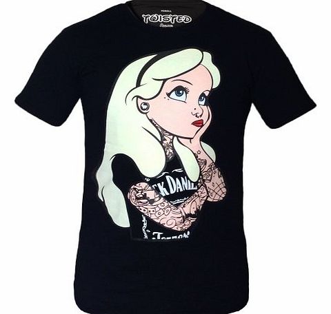 The Dead Generation Alice In Wonderland Rebel Tattoo T-Shirt - S