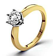 The Diamond Store.co.uk 1.15CT BEST VALUE Solitaire Ring in 18K Gold