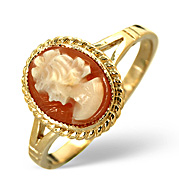 Cameo Ring Cameo 9K Yellow Gold