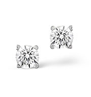 The Diamond Store.co.uk H/Si Mens Earrings 0.35CT Single Earring Diamond Platinum