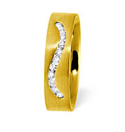 The Diamond Store.co.uk LADIES 18K GOLD DIAMOND WEDDING RING 0.20CT G/VS