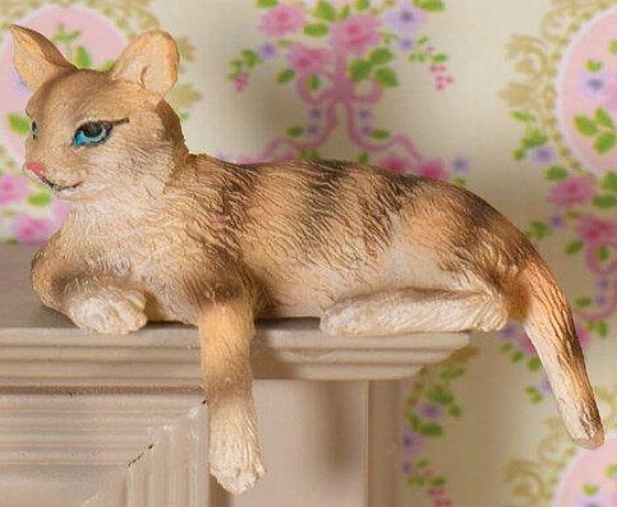 The Dolls House Emporium Cleo the Tabby Cat (PR)