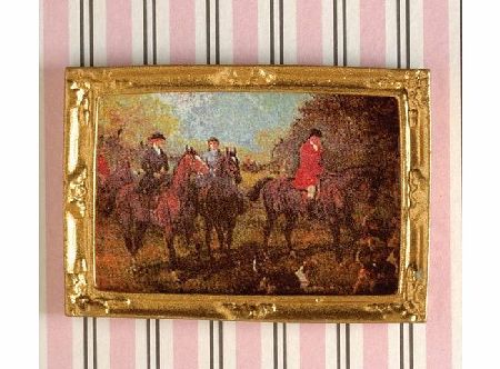 The Dolls House Emporium Horses on the Hunt Picture