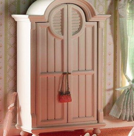 The Dolls House Emporium White Wardrobe with Internal Drawers