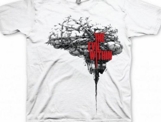 Evil Within Barbwired Brain Small T-shirt
