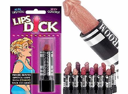 The Gadget Channel UK Lipsdick Lips Dick Willy Penis Shaped Lipst