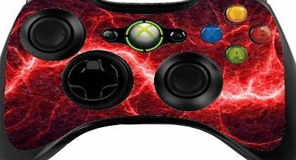 the grafix studio Red Electric Xbox 360 Remote Controller/Gamepad Skin / Vinyl Cover / Vinyl xbr31
