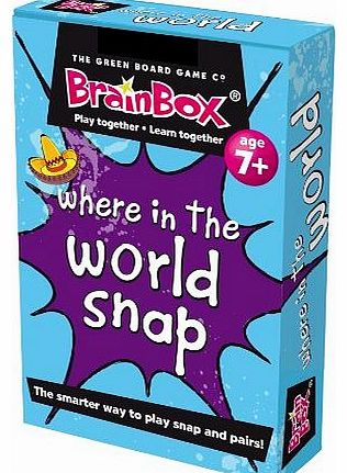 The Green Board Game Co. Where in the World Snap Card Game