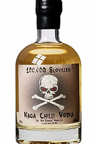 The Hot Enough Vodka Co. 100,000 Scovilles Naga Chilli Vodka 70cl