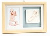 Baby hand or foot impression tile with a A4 frame