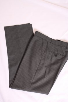 The Lable Grey Pinstripe Suit Trousers