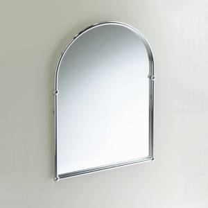 The Longmead Group Thames Chrome Arched Mirror.