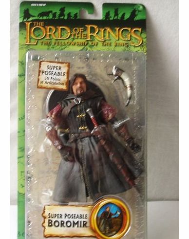 The Lord Of The Rings  The Fellowship of The Ring Super Posable Boromir action figure