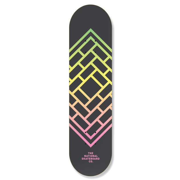 The National Skateboard Co. Fade Pink Skateboard