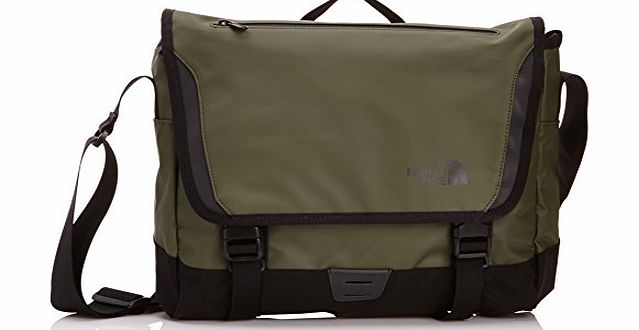 Base Camp Messenger Shoulder Bag - Military Green/TNF Black, Small