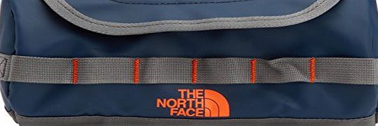 The North Face Base Camp Travel Canister Bag - Cosmic Blue/Power Orange, Small