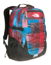 The North Face Borealis Rucksack - Fiery Red Plaid