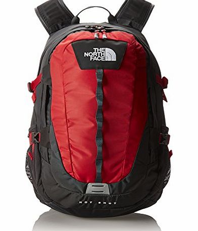The North Face Hot Shot Backpack - TNF Red/Asphalt Grey, One Size