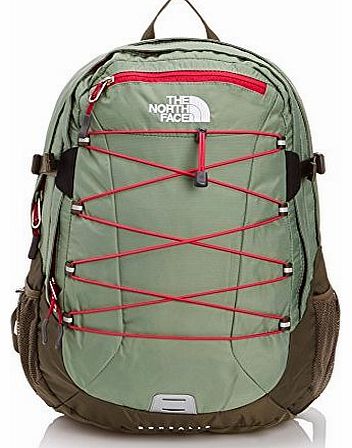 The North Face Womens Borealis Backpack - Sea Spray Green/Cerise Pink, One Size
