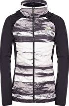 The North Face, 1297[^]259705 Womens ThermoBall Hybrid Hoodie - TNF Black Print