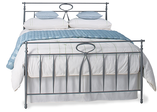 The original bedstead co ltd Double Rora Bedstead - Glossy Charcoal