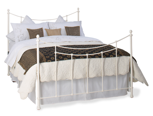 Double Winchester Bedstead - Glossy Ivory