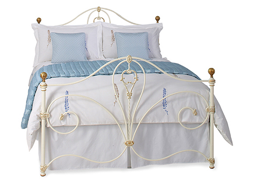 The original bedstead co ltd Small Double Melrose Bedstead - Textured Ivory