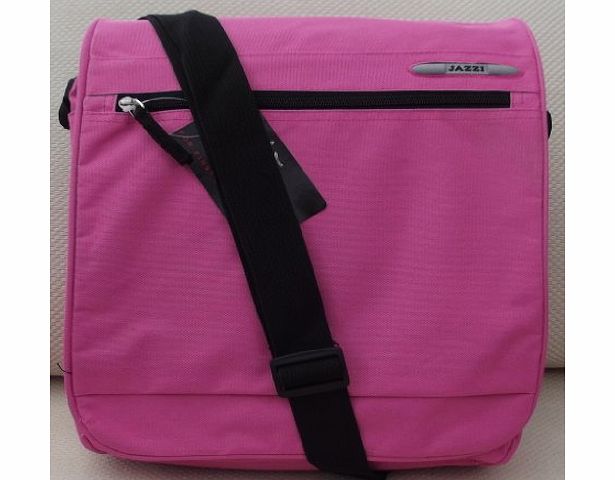 The Pescara Collection Bright PINK Courier bag or sling, shoulder style girls satchel / CABIN APPROVED travel bag