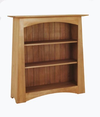 The Pine Factory BOOKCASE LOW BEECH