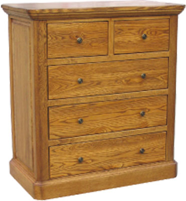 CHEST OF DRAWERS 2over3 RUSTIC