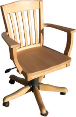 The Pine Factory OFFICE CHAIR HEAVY SLAT