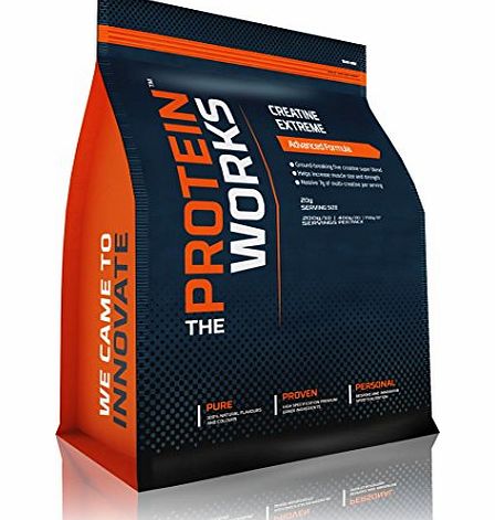 The Protein Works Creatine Extreme Muscle Growth Formula - Orange Burst Flavour - 400g