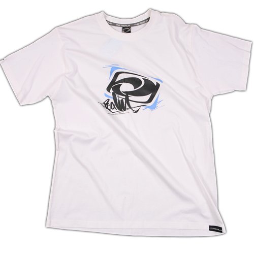 Mens The Realm Static Tee White
