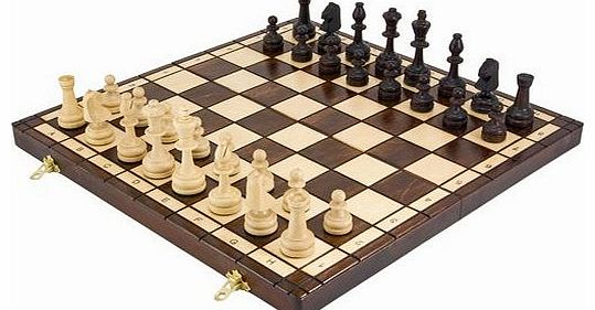16`` Olympic Folding Chess Set With Pieces