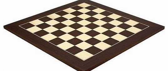 The Regency Chess Company 19.7 Inch Wenge and Maple Deluxe Chess Board