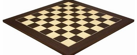 21.7 Inch Wenge and Maple Deluxe Chess Board