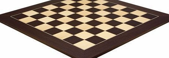 The Regency Chess Company 23.6 Inch Wenge and Maple Deluxe Chess Board