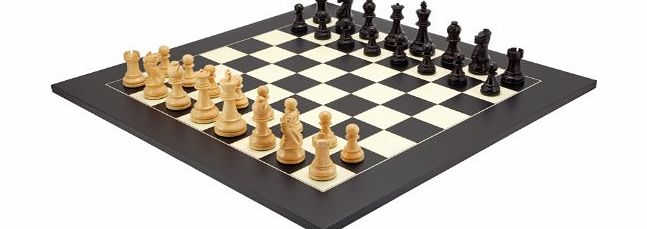 The Regency Chess Company The Frankfurt Grand Black Chess Set