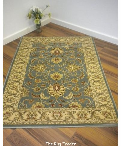 The Rug Trader Kendra Traditional Rug 45L Green Cream 120cm x 170cm