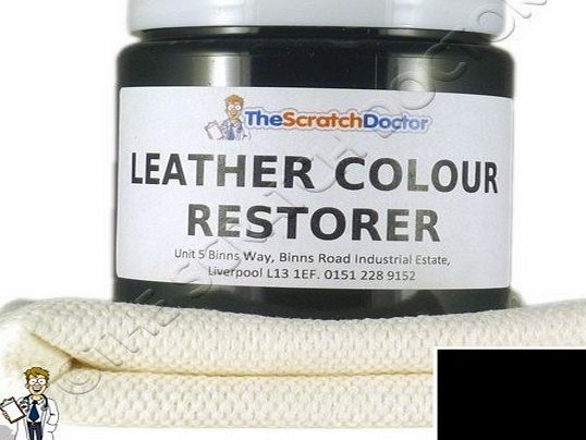 The Scratch Doctor BLACK Leather Colour Restorer for Faded and Worn Car Interiors