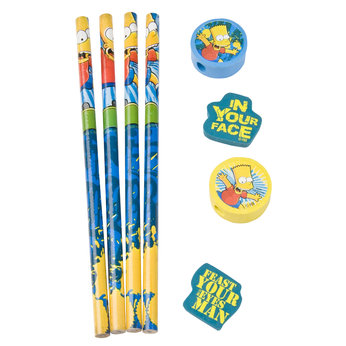 Bart Simpson Pencil and Eraser Set