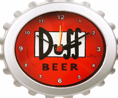 Simpsons Duff Beer Bottle Cap Alarm Clock