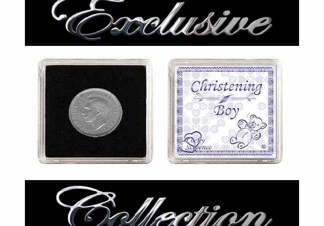 LUCKY SIXPENCE FOR CHRISTENING ``BOY``
